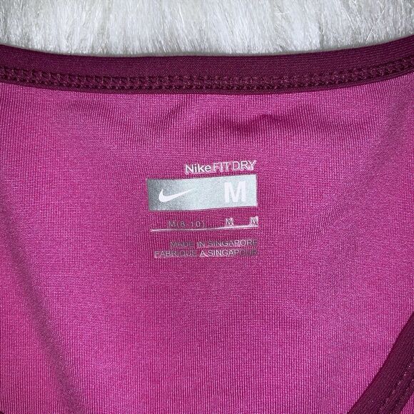Nike Fit Dry tank top athleisure pink fuscia Size M - Picture 2 of 8